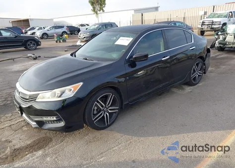 2017 Honda Accord Sport from USA, damaged, VIN 1HGCR2F55HA049316